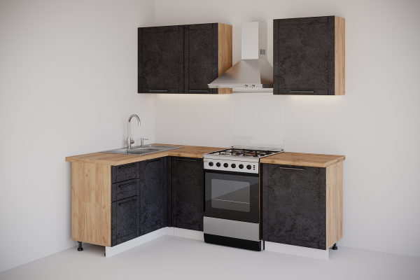 Модульная кухня "LOFT" 1,4*1,6 м