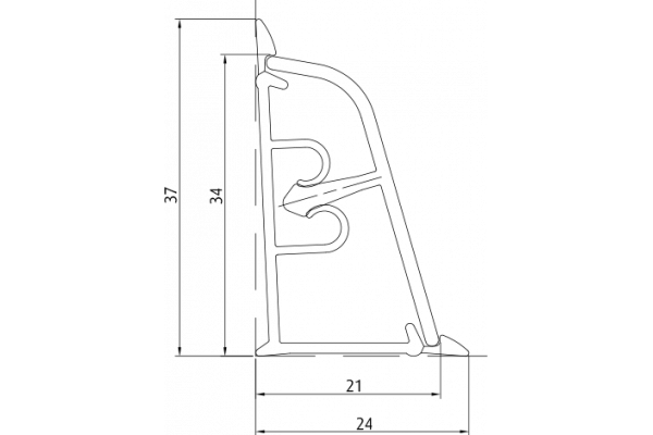 Плинтус Korner 3м (6112) SL